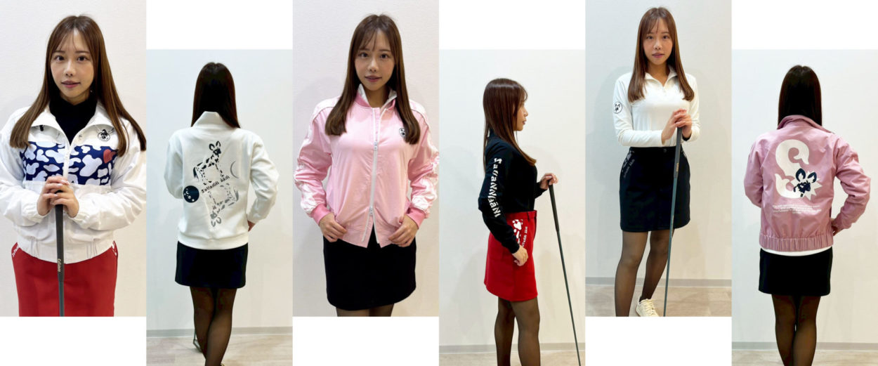 大人気ゴルフ女子まゆちさん、「サバン・アーニ」福岡ショールームに来場